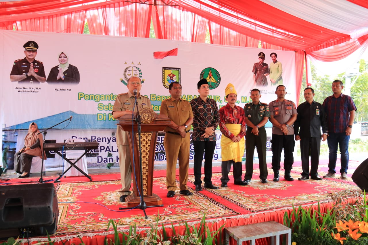 Bupati dan Wabup Hadiri Pengantar Tugas dan Penyambutan Kajari Sergai