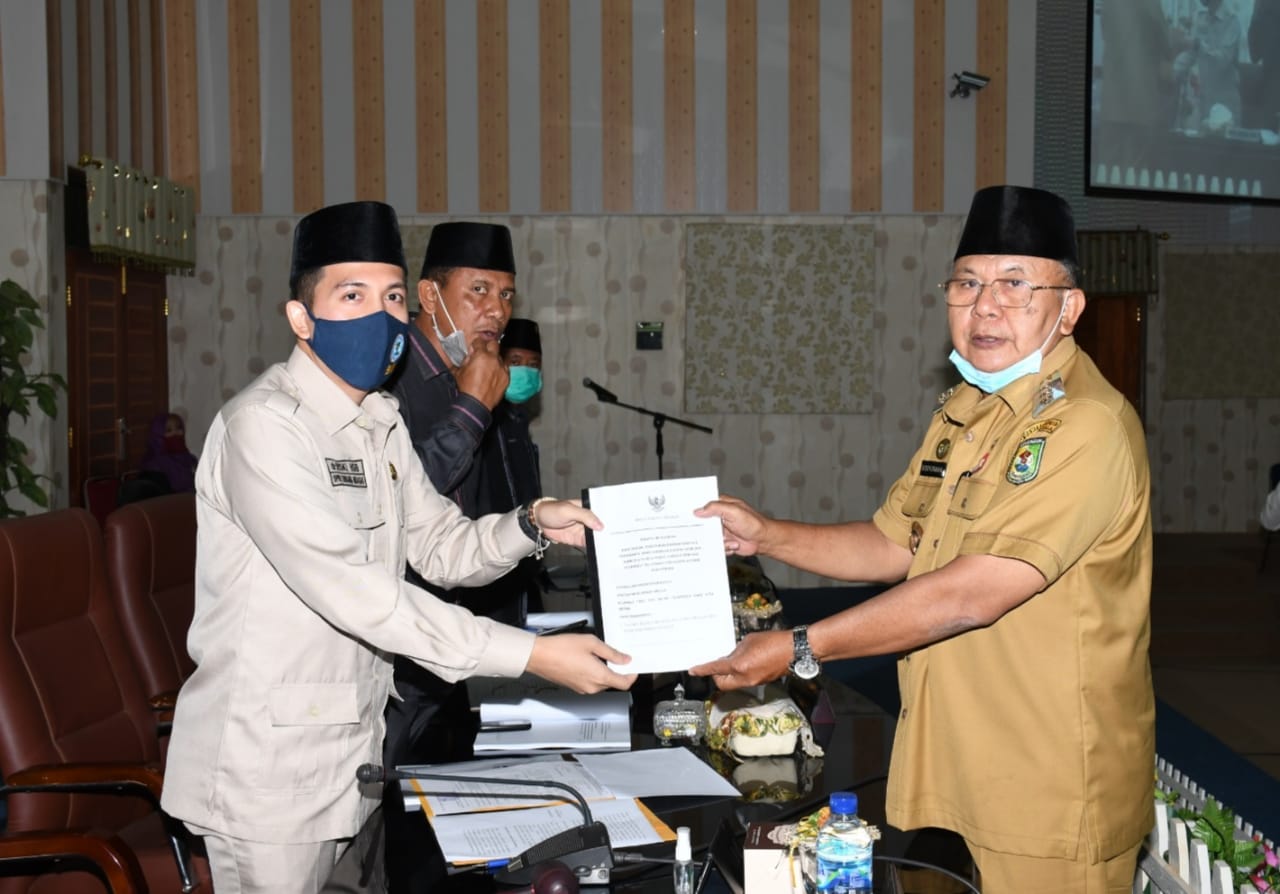 Bupati Sergai Sampaikan Nota Pengantar Ranperda P-APBD TA 2020