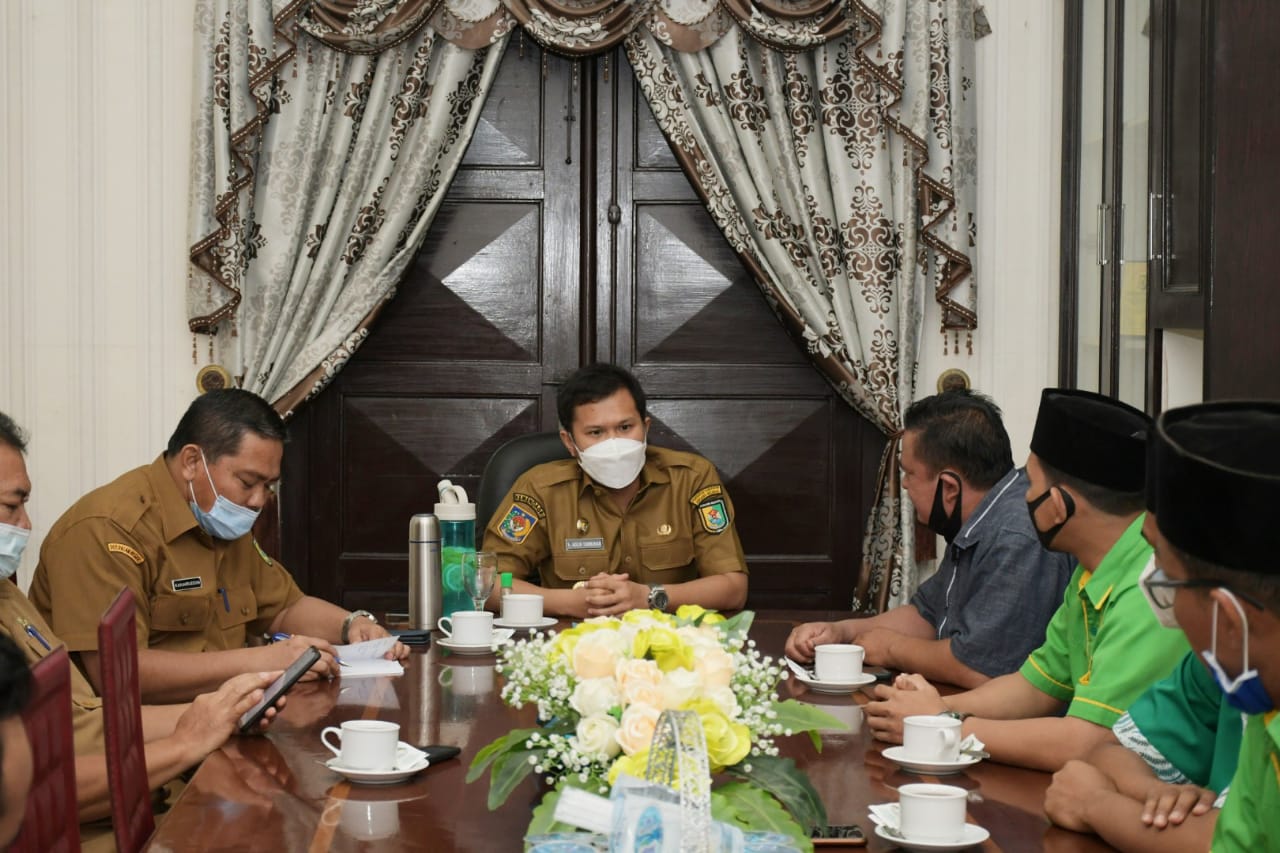 Wabup Sergai Terima Audiensi Pengurus Muslimat NU dan GP Ansor