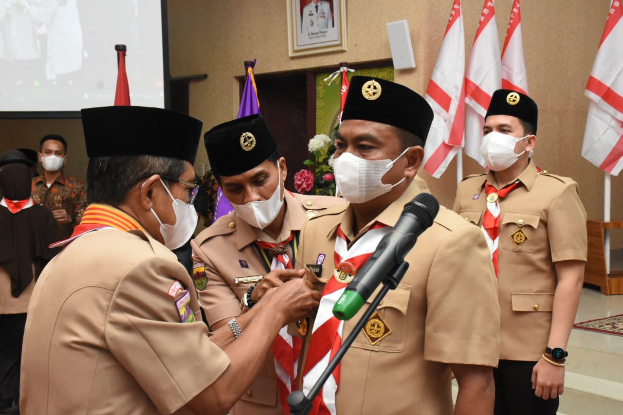 Bupati Darma Wijaya Dilantik Jadi Ketua Majelis Pembimbing Cabang Gerakan Pramuka Sergai