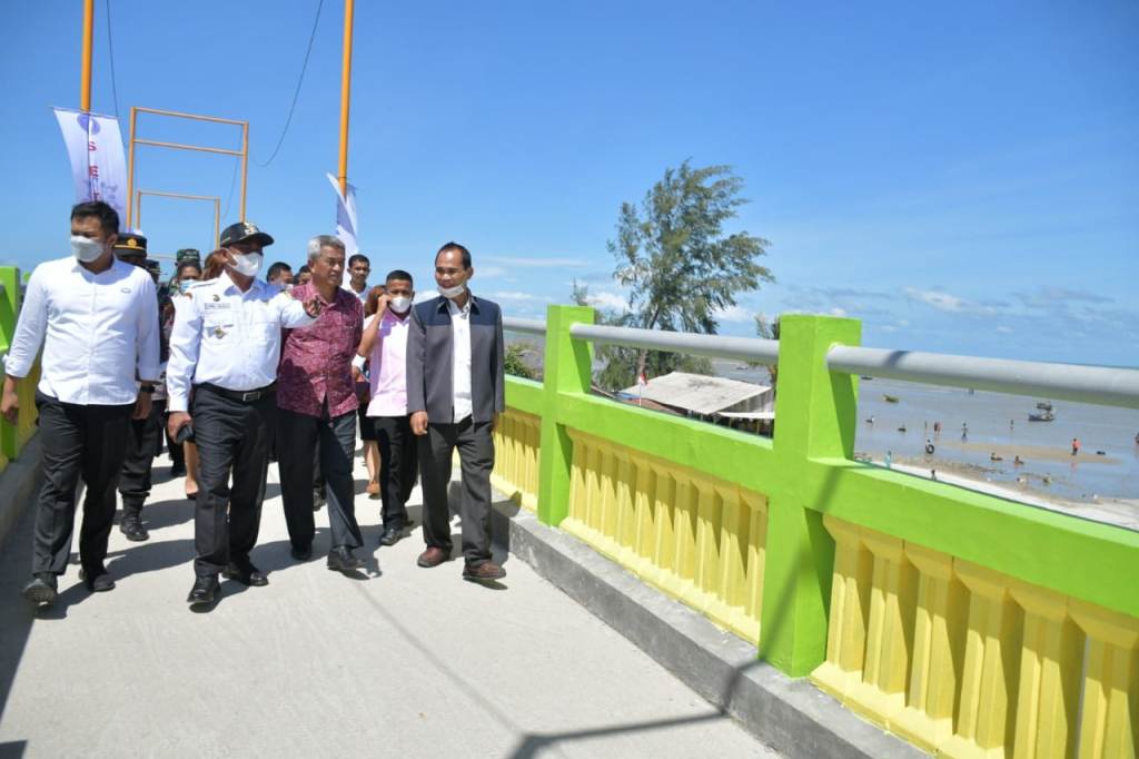 Jadi Icon Sergai, Jembatan Wisata Sialang Buah Sedot Ribuan Pengunjung dan Wujudkan Wisata Maju Terus