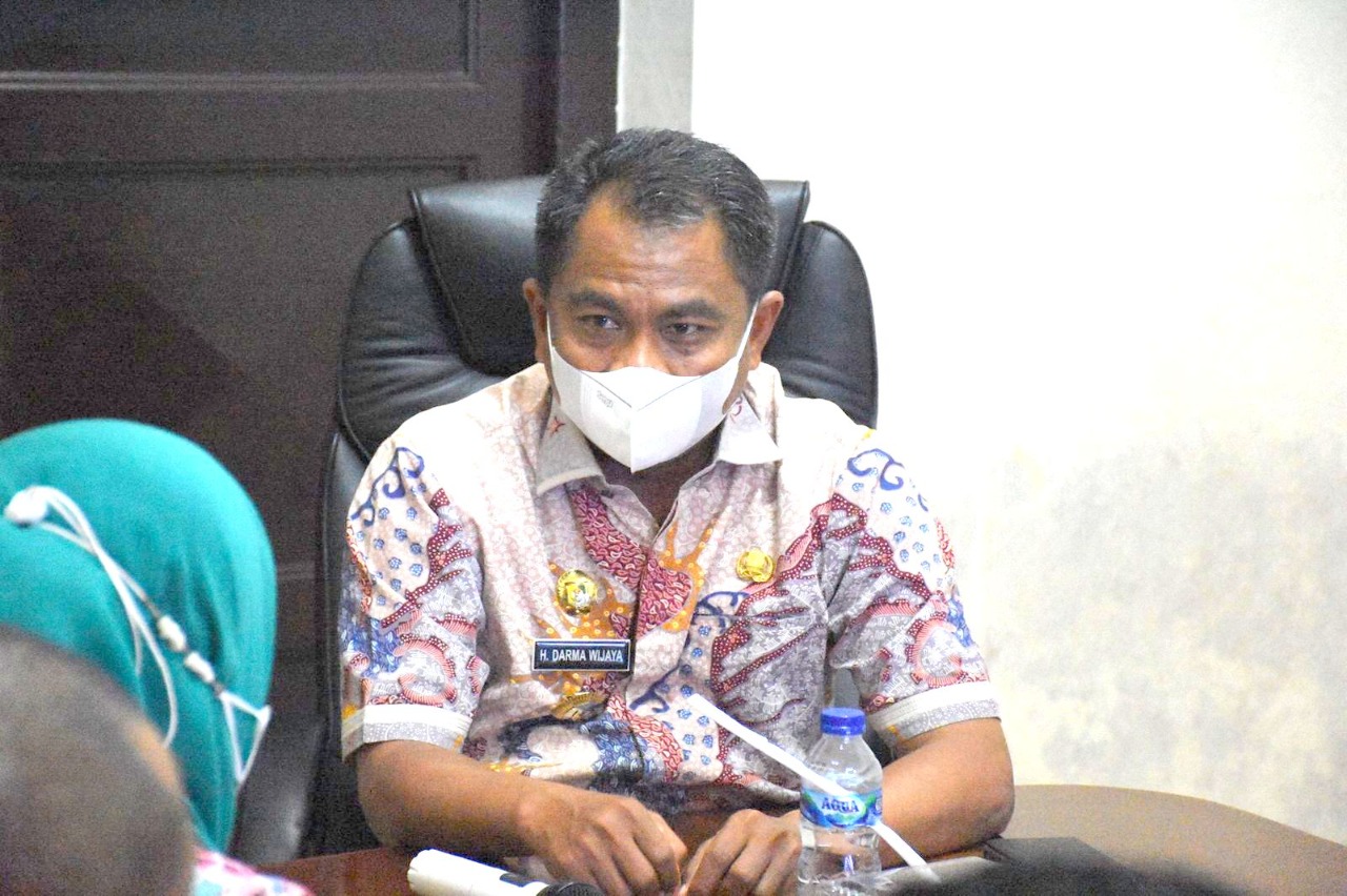 Bahas PTSL, Bupati Sergai Ikuti Rapat Virtual dengan Menteri ATR/BPN