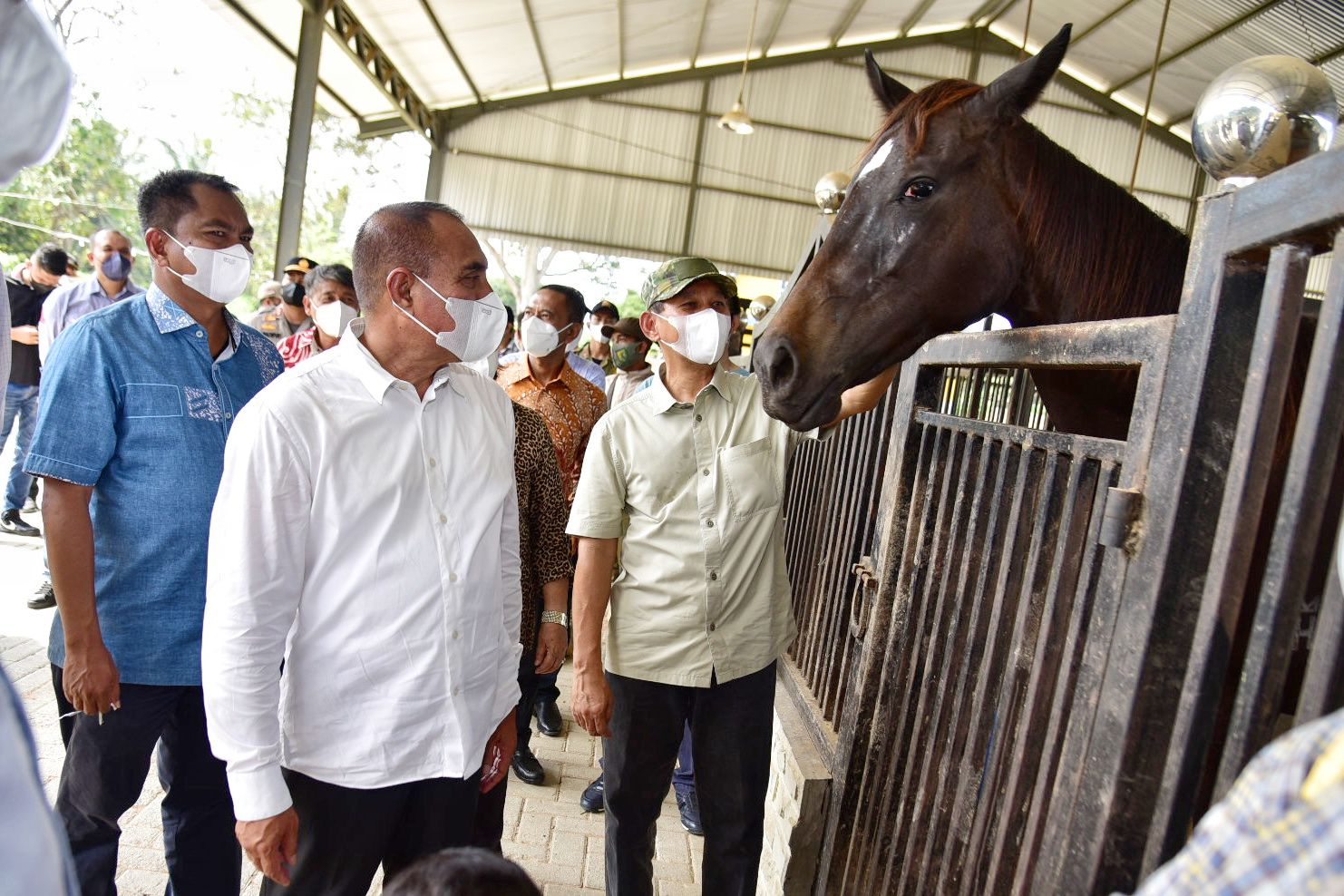 Pastikan Cabor Berkuda PON 2024 di Sergai, Bupati Darma Wijaya Dampingi Gubsu Tinjau Lokasi