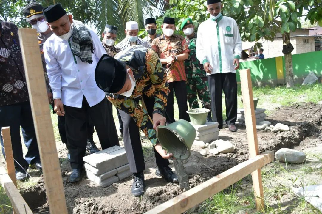 Kantor MUI Sei Bamban Mulai Dibangun, Wabup Sergai: “Aktifkan Kegiatan Produktif-Positif”