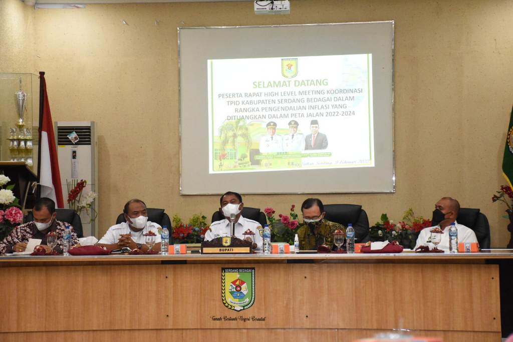  TPID Kabupaten Sergai Gelar High Level Meeting   