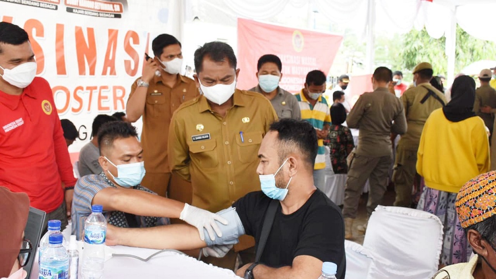 Pemkab Sergai Gelar Gebyar Vaksinasi, Ribuan Masyarakat Ikut Serta