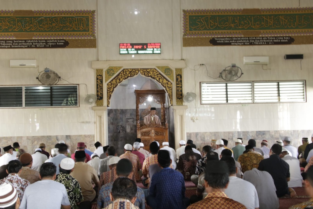 Bupati dan Wabup Sergai Laksanakan Safari Jumat di Masjid Jami’ Sei Rampah