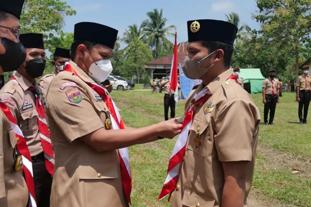 Wabup Sergai Lantik Mabiran Gerakan Pramuka