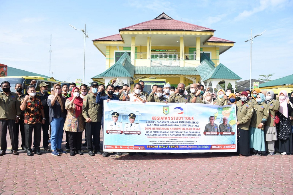 BKAD Studi Tiru ke Aceh Besar, Bupati Sergai Harap Hasilnya Bisa Diimplementasikan Segera