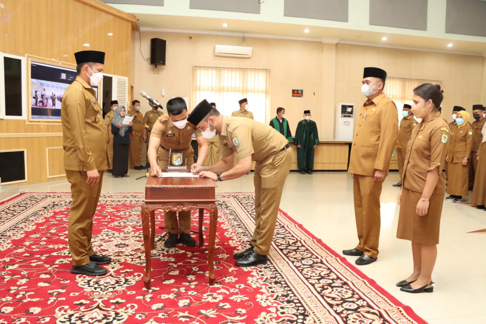 Lantik Pejabat Fungsional, Wabup Harap Realisasi Visi Sergai “Maju Terus” Makin Maksimal