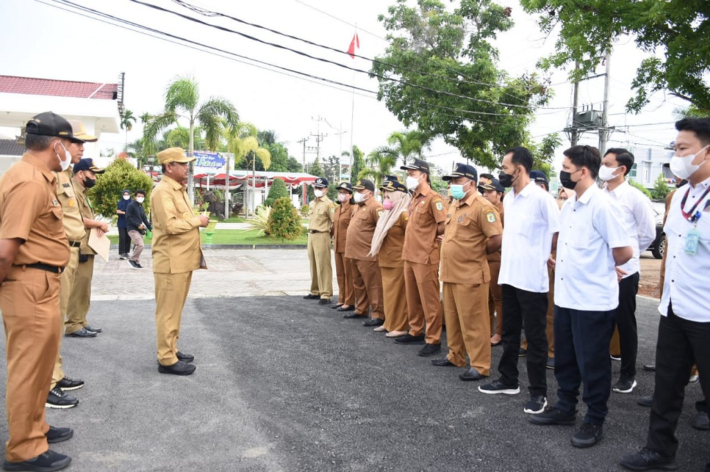 Hari Pertama Kerja Pasca Libur Lebaran, 98% ASN Pemkab Sergai Hadir