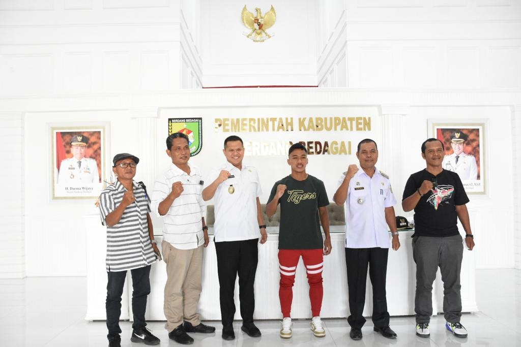 Arkhan Fikri Pemain Timnas U-19, Ajak Anak Sergai Tekuni Olahraga yang Diminati dengan Sungguh-Sungguh.