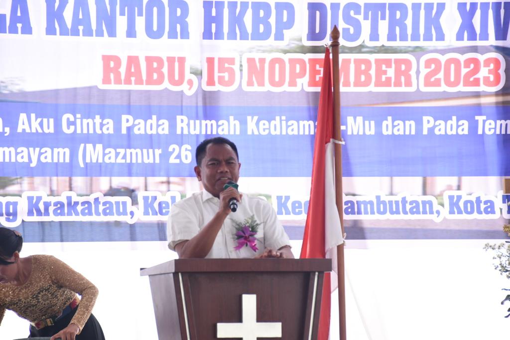 Bupati Sergai Resmikan Aula/Kantor HKBP Distrik XIV Tebing Tinggi Deli