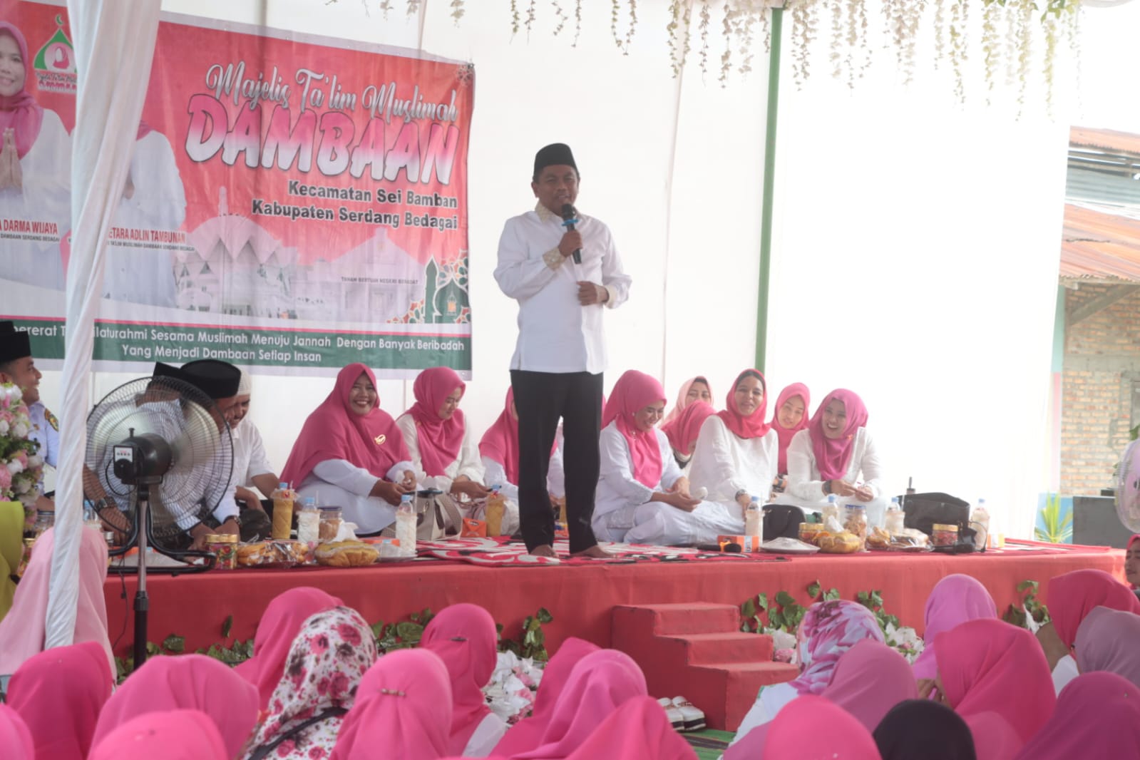 Hadir di Pengajian MTMD, Bupati Sergai Harap Tercipta Suasana Kebersamaan untuk Mendukung Pembangunan