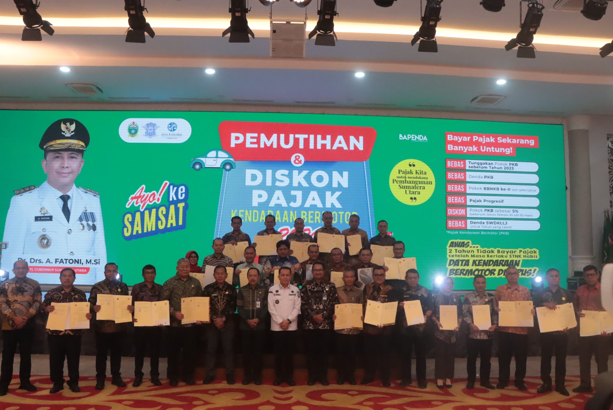 Optimalkan Pemungutan Pajak dan Opsen, Pemkab Sergai Teken Kerja Sama dengan Pemprov Sumut